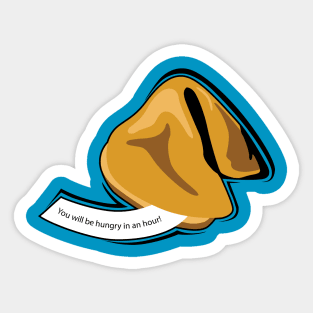 You Will Be Hungry In An Hour Sticker